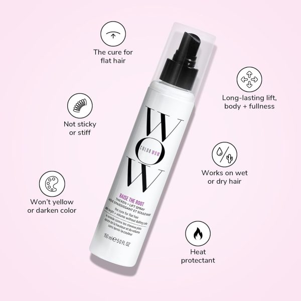 COLOR WOW Raise The Root Thicken Plus Lift Spray, 5 oz